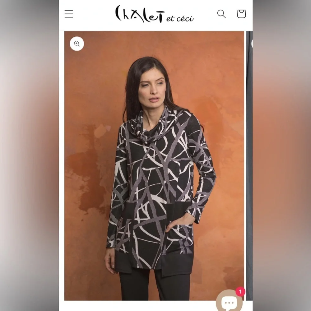 ❌Sold❌Chalet et Ceci Tunic/Dress, “Yesenia” size S - Picture 6 of 9